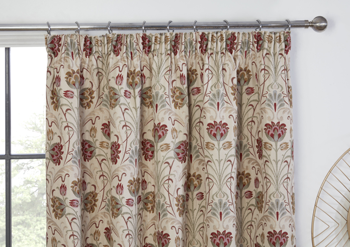 Aylesbury Pencil Pleat, Natural - Ready Made Curtains - Image 9